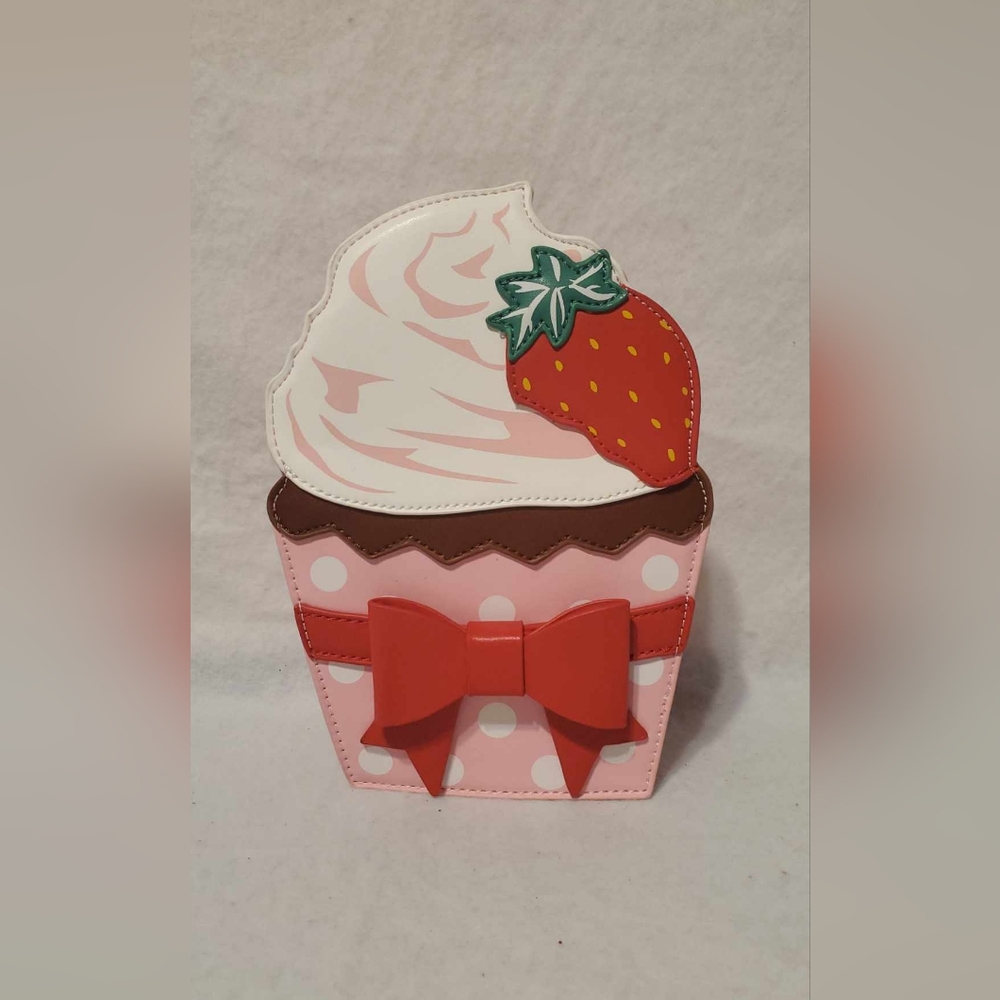 pink Strawberry cupcake purse crossbody